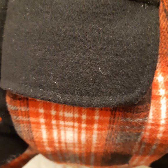 Paparazzi Wool Jacket Orange, White and Black Medium size - Picture 12 of 16